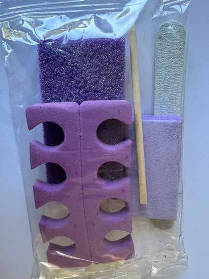 Float stone pedicure 5-piece set/bag（mp-0003）